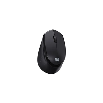 MOUSE SEM FIO EMBORRACHADO USB 2.4GHZ 1600DPI CLIQUE SILENCIOSO MO402 - PRETO - UN - MULTILASER