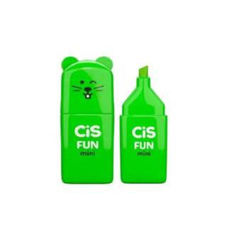 MARCA TEXTO FUN MINI NEON  - VERDE - CX 06 - CIS