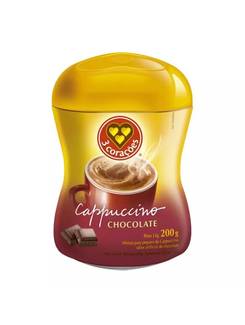 CAPPUCCINO CHOCOLATE 200G - UN - 3 CORACOES