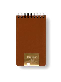 BLOCO ANOTACOES CLASSICO E 12X20 - PAUTADO/ CARAMELO 1118 - UN - CICERO