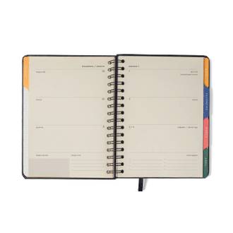 AGENDA ESPIRAL JARDIM A5 - PLANNER VERDE - UN - CICERO