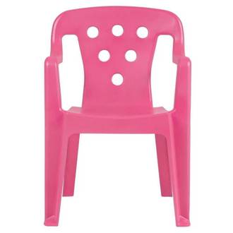 POLTRONINHA PLASTICA KIDS 15151553 - ROSA - UN - MOR