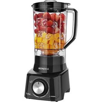 LIQUIDIFICADOR 900W TURBO L-900 FB - 220V - PRETO - UN - MONDIAL