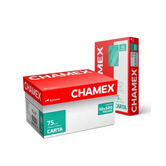 PAPEL CHAMEX 75G 500FLS - CARTA - CX 10 - CHAMEX