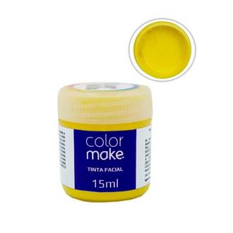 TINTA FACIAL LIQUIDA 15ML  - AMARELO - UN - COLOR MAKE