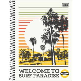 CADERNO UNIV CAPA DURA 20X1 320FLS - PEPPER - UN - TILIBRA