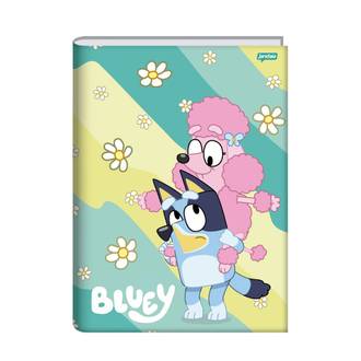 CADERNO BROCHURAO CAPA DURA 80FLS - BLUEY - UN - JANDAIA