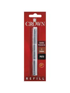 REFIL PARA CANETA TIPO PARKER CA14007 - PRETO - UN - CROWN
