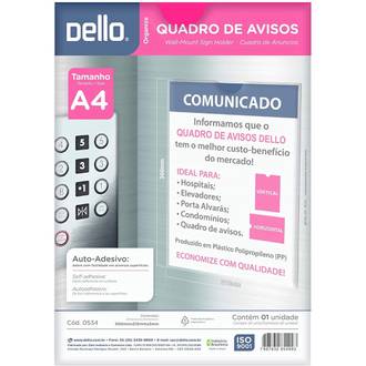 QUADRO DE AVISO A4 MULTIUSO 0534 - UN - DELLO
