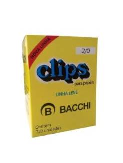 CLIPS GALVANIZADO N.2 C/100 - UN - BACCHI