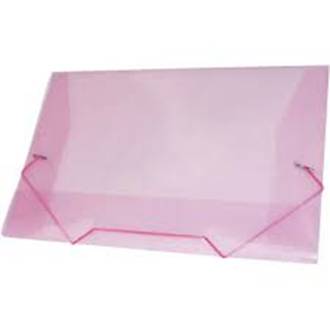 PASTA ELASTICO PLASTICA OFICIO - 1021 - ROSA - PCT 10 - ACP