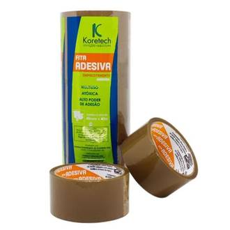 FITA EMPACOTAMENTO 45X40 - 2215 - MARROM - PCT 5 - KORETECH