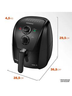 FRITADEIRA AIR FRYER 4L AFN-40-BFS 220V - PRETO - UN - MONDIAL