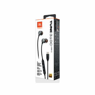 FONE INTRA C/MICROFONE USB C TUNE 310C  - PRETO - UN - JBL