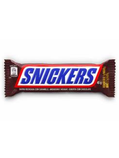 BARRA CHOCOLATE SNICKERS 45G - AMENDOIM - UN - MASTERFOODS