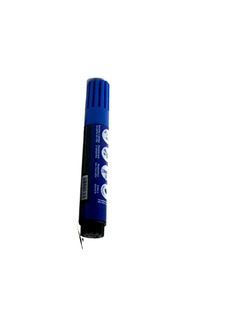 MARCADOR PINCEL PERMANENTE RECARREGAVEL - AZUL - UN - COMPACTOR