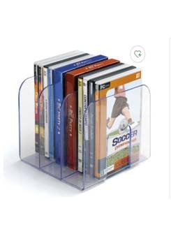 ORGANIZADOR DE LIVROS STANDARD 10170001 / 10170017 - CRISTAL - UN - MAXCRIL