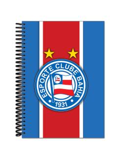 CADERNETA 1/8 CAPA DURA 80FLS - EC BAHIA / 6312 - UN - BAHIA ARTES