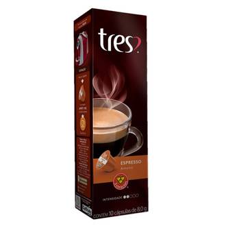 CAPSULA 3 CORACOES 8G - ESPRESSO AMENO - UN - 3 CORACOES