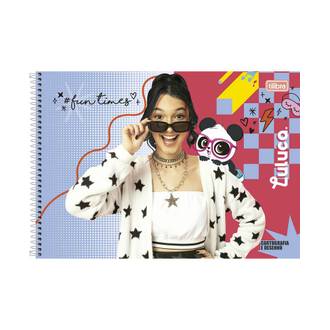 CADERNO DESENHO CAPA DURA 80FLS - ESPIRAL - LULUCA - PCT 4 - TILIBRA