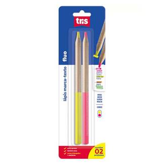 LAPIS MARCA TEXTO FLUOR 02 UND - 624815 - CX 12 - TRIS