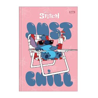 CADERNO BROCHURAO CAPA DURA 80FLS - 4065262 - STITCH - PCT 5 - FORONI