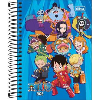 AGENDA ESPIRAL ONE PIECE M4 - DIARIA - 393878 - PCT 4 - TILIBRA