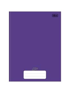CADERNO BROCHURAO CAPA DURA 96FLS - D+ - ROXO - UN - TILIBRA