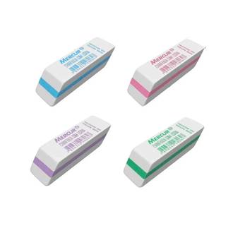 BORRACHA CHANFRADA C/ LISTRA COLORIDA - UN - MERCUR