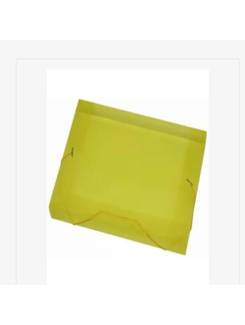 PASTA ELASTICO PLASTICA 4CM OFICIO - 1024 - AMARELO - PCT 10 - ACP