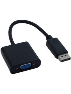 ADAPTADOR DISPLAYPORT X VGA F 15CM - 6275 - PRETO - UN - MD9