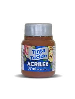 TINTA TECIDO FOSCA 37ML 04140 - MARROM - CX 12 - ACRILEX
