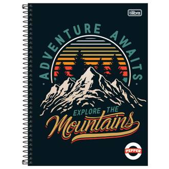 CADERNO UNIV CAPA DURA 16X1 256FLS - PEPPER - UN - TILIBRA