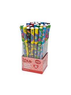 CANETA ESFER. LOVE FLOWERS 1,0MM - 1318 - CX 36 - MOLIN