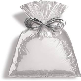 SACO PARA PRESENTE C/25 METALICO PRATA - 795121 - 45x59 - UN - CROMUS