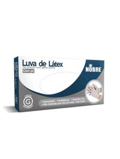 LUVA LATEX C/PO 100 UND TAM G - 32449 - UN - NOBRE