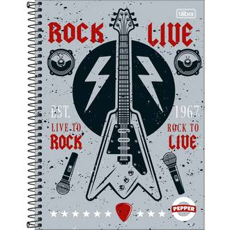 CADERNO UNIV CAPA DURA 10X1 160FLS - PEPPER - PCT 4 - TILIBRA