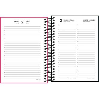 AGENDA ESPIRAL SPICE CORES M3 - DIARIA - 393711 - PCT 4 - TILIBRA