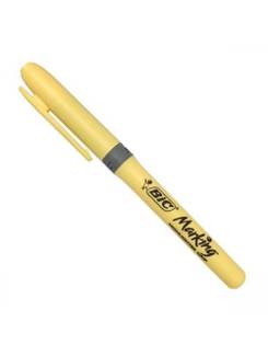 MARCA TEXTO BRITE LINER PASTEL  - AMARELO - UN - BIC