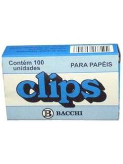 CLIPS GALVANIZADO N.1 C/100 - PCT 25 - BACCHI
