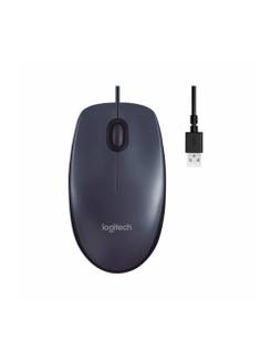 MOUSE C/FIO USB M90 910-004053 - PRETO - UN - LOGITECH