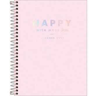 CADERNO UNIV CAPA DURA 12X1 192FLS - HAPPY - PCT 4 - TILIBRA