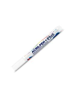 CANETA PARA TECIDO ACRILPEN 519 - BRANCO - CX 12 - ACRILEX