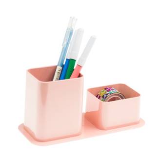 PORTA CANETA DUPLO DELLOCOLOR 3030 - ROSA - UN - DELLO