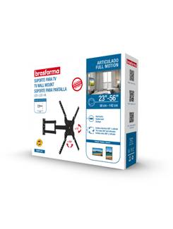 SUPORTE P/ TV ARTICULADO 10" A 56" - SBRP1041 - UN - BRASFORMA