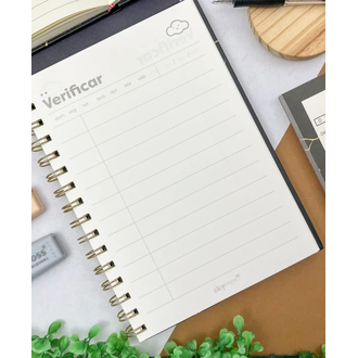 PLANNER DIARIO BLACK GOLD - SK2110 - UN - SKYPAPER