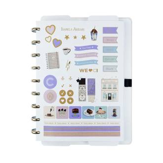 CADERNO INTELIGENTE MEDIO CIMD3366 - BY ISA AKKARI ROSE - UN - CADERNO INTELIGENTE