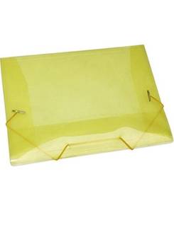 PASTA ELASTICO PLASTICA 1/2 MINI-1020 - AMARELO - UN - ACP