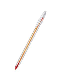 CANETA CRISTAL ESCRITA FINA 0,8MM - VERMELHO - CX 100 - BIC