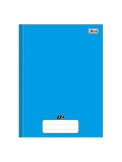 CADERNO BROCHURAO CAPA DURA 96FLS - D+ - AZUL - PCT 5 - TILIBRA